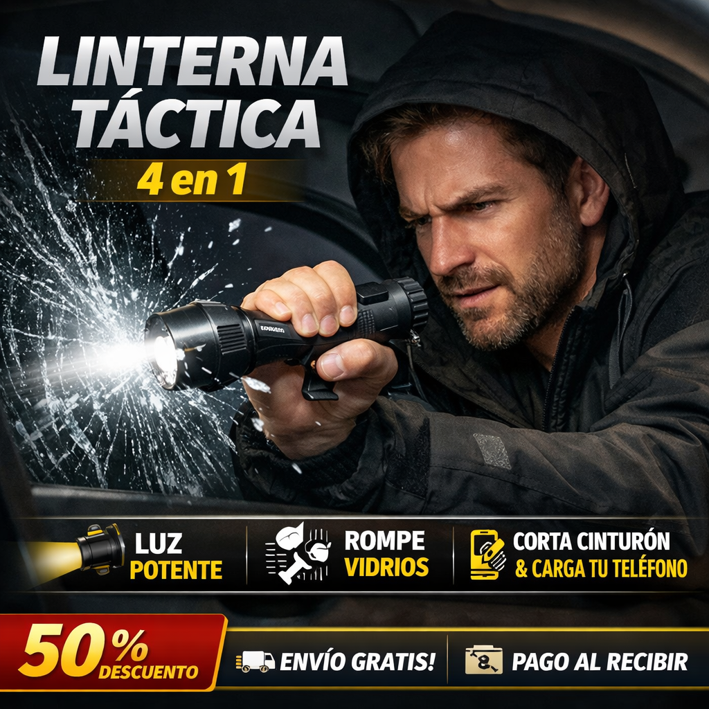 Linterna Tactica Led Recargable®